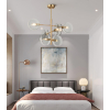 Люстра Arteriors Norwich — колір сірий, з матеріалу метал, скло, стиль сучасний