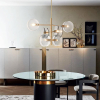 Люстра Arteriors Norwich — колір сірий, з матеріалу метал, скло, стиль сучасний
