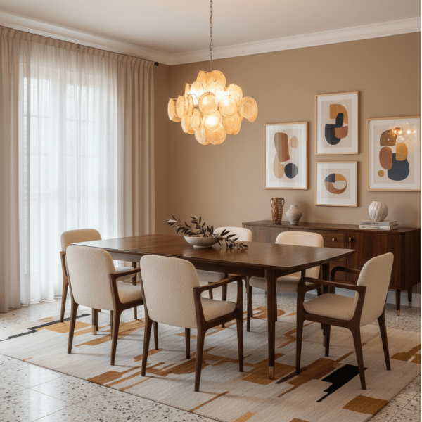 Люстра з муранського скла Aurelia Apricot