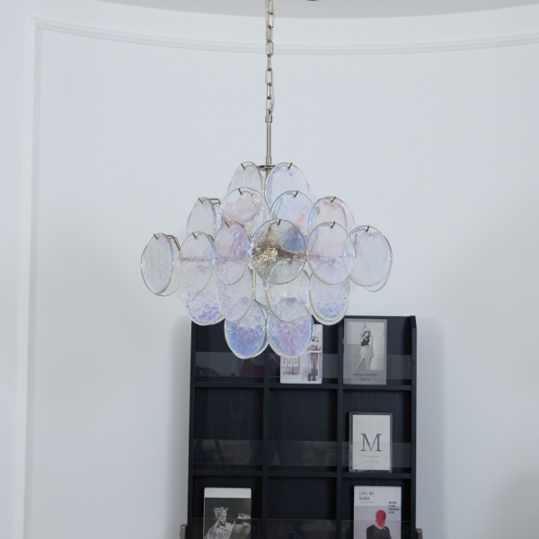 Люстра Aurelia Iridescent Murano — цвет прозрачный, из материала  метал, скло, стиль современный