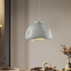 Подвесной светильник Bells Speckled — цвет серый і коричневый, из материала  поліетилен високої щільності, метал, стиль модерн