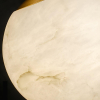 Подвесной светильник Bosso Alabaster — цвет латунь і белый, из материала алебастр, стиль модерн