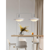 Підвісний світильник Bretagne — колір білий, з матеріалу метал, залізо, стиль модерн