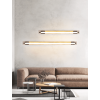 Настенный светильник Caelum Light Bar — бра, цвет дерева і желтый, из материала метал,  жовтий травертин, стиль модерн