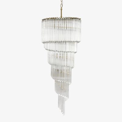 Люстра Cascada Spiral Clear