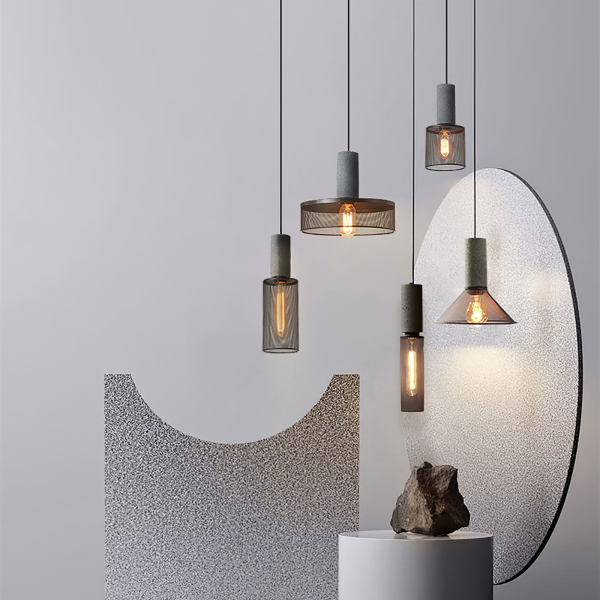 Підвісний світильник Cement Mesh
