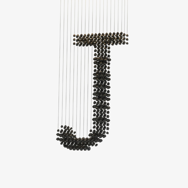 Угольные люстры J