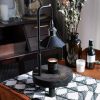 Настільна лампа Cordero Wooden Stool — колір чорний і коричневий, стиль сучасний