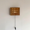 Настенный светильник Cubiform Constellation — цвет дерева, из материала метал, вишневе дерево, стиль модерн