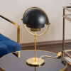 Настільна лампа Deformed Ball — колір золото і хром, з матеріалу метал, стиль модерн