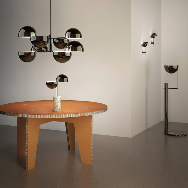 Люстра Penta Elisabeth — колір чорний, з матеріалу  залізо, метал, стиль модерн