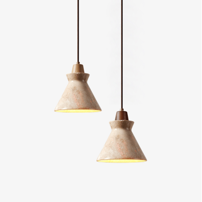 Підвісний світильник Ember Travertine Cone