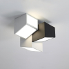 Стельовий світильник Geometric Collection — колір білий і чорний, з матеріалу залізо, метал, стиль модерн