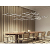 Підвісний світильник Geometric Linear Grid — колір чорний і білий, з матеріалу  метал, акрил, стиль модерн