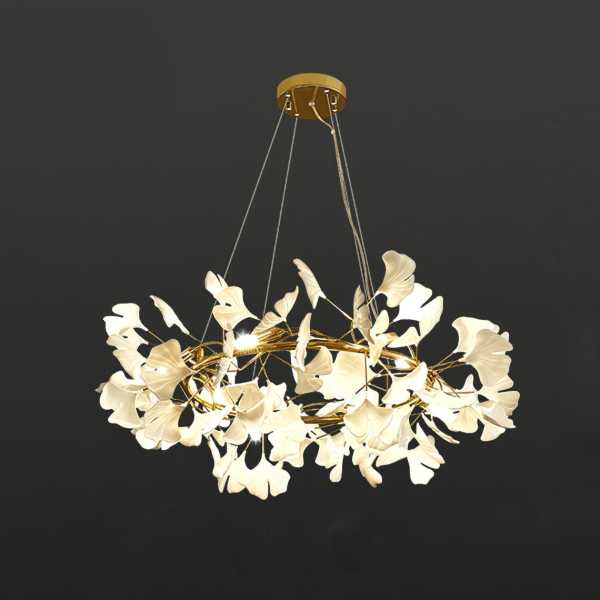 Люстра Ginkgo O — люстри дизайнерські, колір білий і чорний, стиль модерн