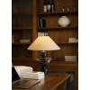 Настільна лампа Helios Vase — колір горіха і чорний, з матеріалу метал, дерево, стиль модерн