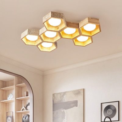 Стельовий світильник Honeycomb Travertine