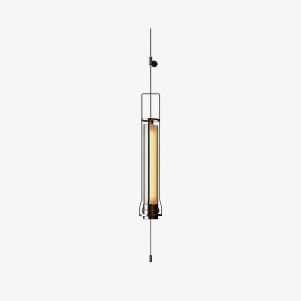 Настенный светильник Hudson Cylinder — бра, цвет черный, из материала метал, скло, стиль модерн