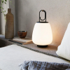 Настільна лампа Hyggelite Lantern — колір чорний і білий, з матеріалу метал, скло, стиль модерн