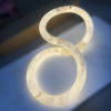 Подвесной светильник Infinity Alabaster — цвет латунь і белый, из материала  латунь, алебастр, стиль модерн