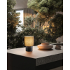Японська настільна лампа Вабі Сабі — колір дерева і білий, з матеріалу тканина, дерево, стиль вабі-сабі