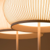 Торшер Lantern Knit — торшери, колір білий, з матеріалу  вуглецева сталь, тканина, стиль сучасний