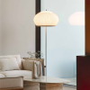 Торшер Lantern Knit — торшери, колір білий, з матеріалу  вуглецева сталь, тканина, стиль сучасний