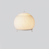 Настільна лампа Lantern Knit — колір білий, з матеріалу вуглецева сталь, тканина, стиль модерн
