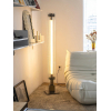 Торшер Lampadaire — торшери, колір хром і прозорий, стиль сучасний
