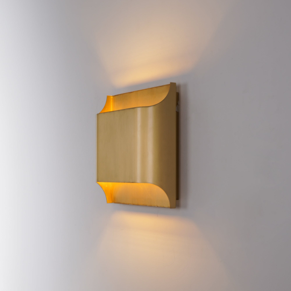 Настінний світильник Leclerc Brass — бра, колір латунь і чорний