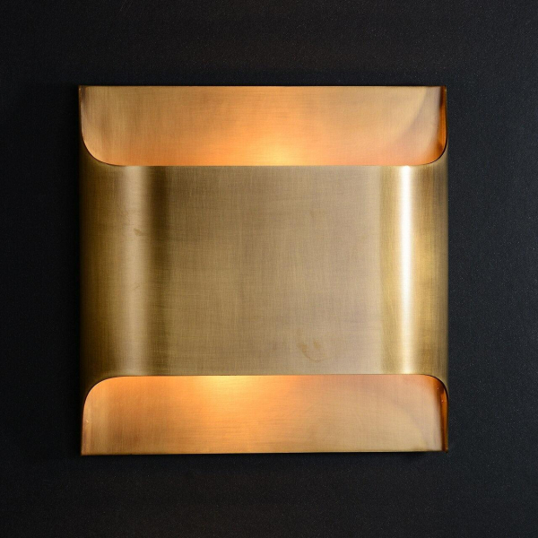 Настінний світильник Leclerc Brass — бра, колір латунь і чорний