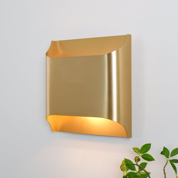Настінний світильник Leclerc Brass — бра, колір латунь і чорний