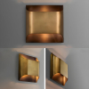 Настінний світильник Leclerc Brass — бра, колір латунь і чорний