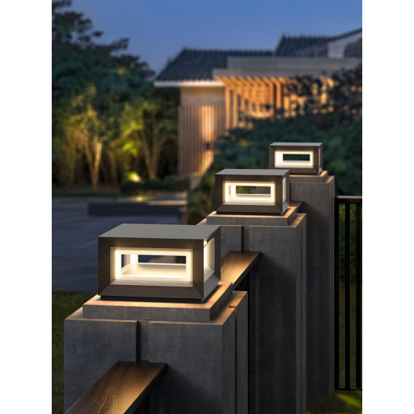 Зовнішній стовпчастий світильник Light Cube — настільна лампа