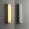 Настенный светильник Lucent Pillar Alabaster — бра, цвет белый, из материала алебастр, метал, стиль модерн
