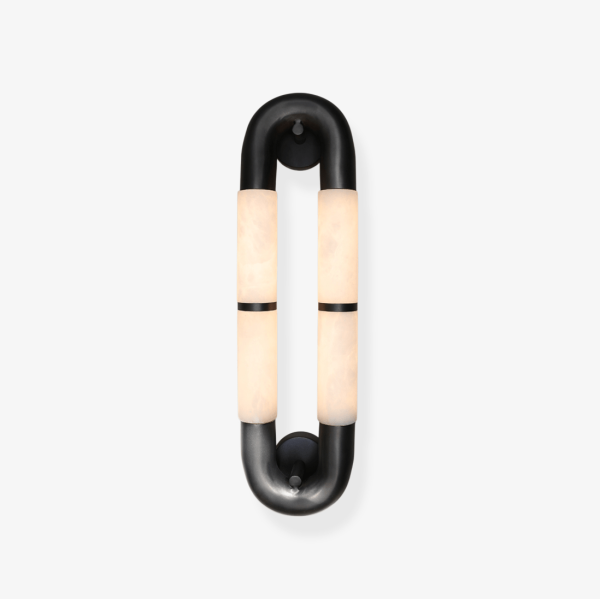 Настінний світильник Luma Arc Twin Alabaster
