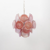 Люстра Lunaria Disc Murano — люстри дизайнерські, колір синій і зелений, з матеріалу  метал, скло, стиль сучасний