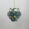 Люстра Lunaria Disc Murano — люстри дизайнерські, колір синій і зелений, з матеріалу  метал, скло, стиль сучасний