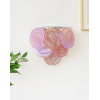 Настінний світильник Lunaria Disc Murano — бра, колір синій і зелений, з матеріалу  скло, метал, стиль модерн