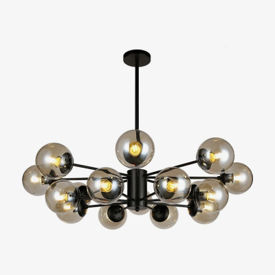 Люстра Svitlyk 7526033-16 чорна