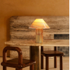 Настільна лампа Marbelle Onyx — колір зелений і помаранчевий, з матеріалу нефрит, метал, стиль модерн