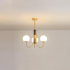 Люстра-сфера Midas Touch Walnut — цвет латунь і цвет ореха, из материала скло, стиль современный