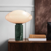 Настольная лампа Mist Marble — цвет зеленый, из материала метал, скло, стиль модерн