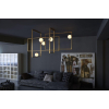 Потолочный светильник Mondrian Glass — люстра, цвет медь і черный, из материала залізо, скло, стиль модерн