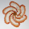 Муранська люстра Prism — люстри дизайнерські, колір рожевий і золото, з матеріалу  метал, скло, стиль сучасний