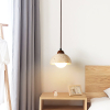 Подвесной светильник Nora Dome — цвет желтый, из материала  жовтий травертин, метал, стиль модерн
