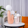 Настільна лампа Oo Ceramics — колір білий, з матеріалу  кераміка,  метал, стиль модерн
