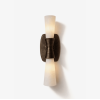 Настінний світильник Opal Alabaster Twist — бра, колір білий, з матеріалу метал, алебастр, стиль модерн