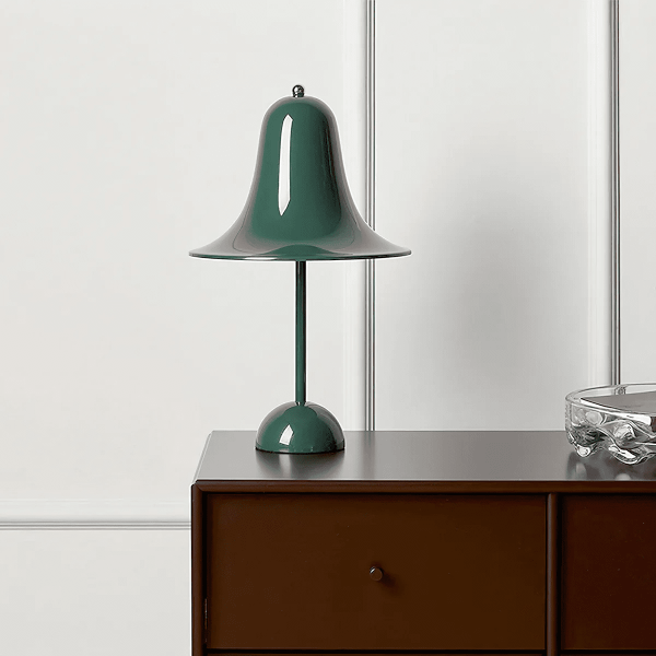 Настільна лампа Pantop Bell — колір зелений і білий, з матеріалу метал, стиль модерн
