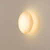 Настенный светильник Pebble Alabaster — бра, цвет белый, из материала алебастр, стиль модерн